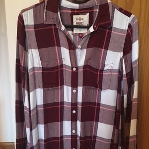 Red/Pink Plaid Shirt